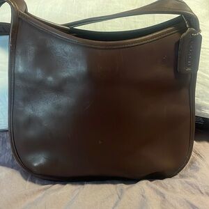 Coach Leather Saddle bag